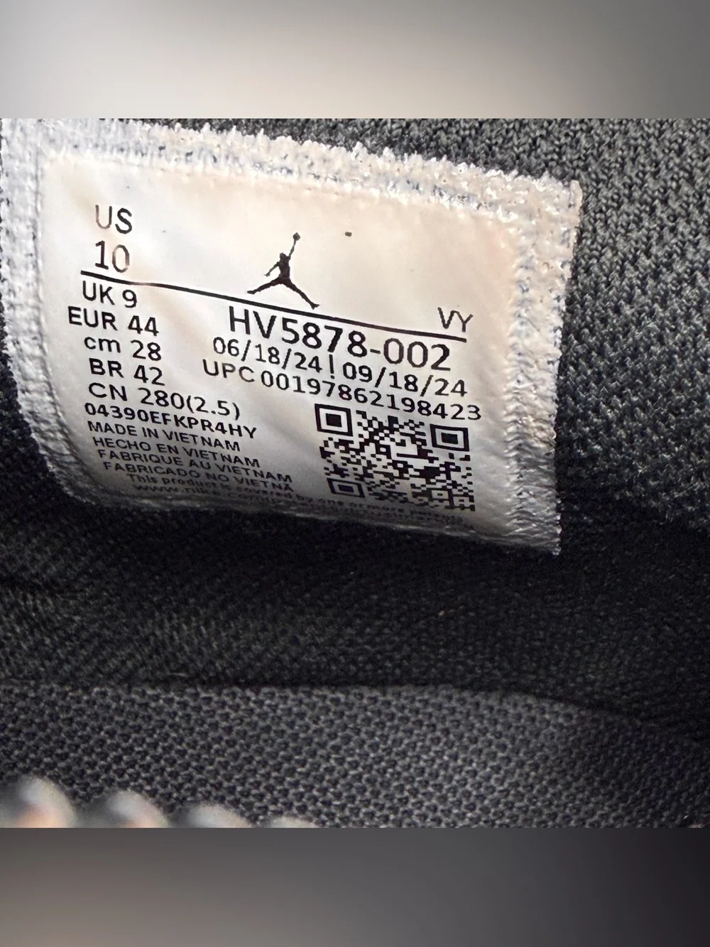 Jordan Tatum 3 St. Louis Men’s 10 Grey Basketball Shoes HV5878-002 Jayson